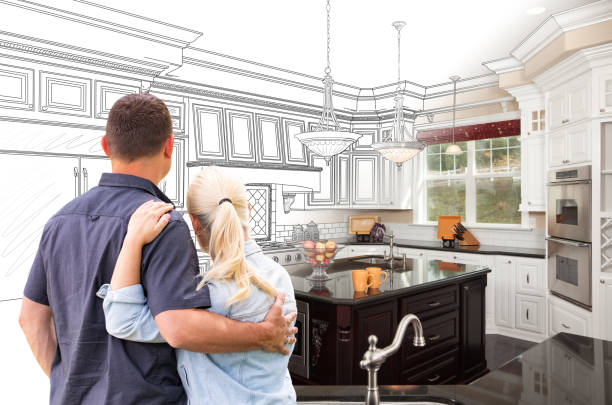 Professional Cabinet Installation technician working in Northfield, KY